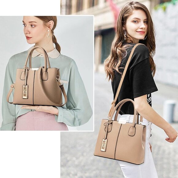 Purses and Handbags for Women Leather Crossbody Bags Women's Tote Shoulder Bag - Picture 4 of 7